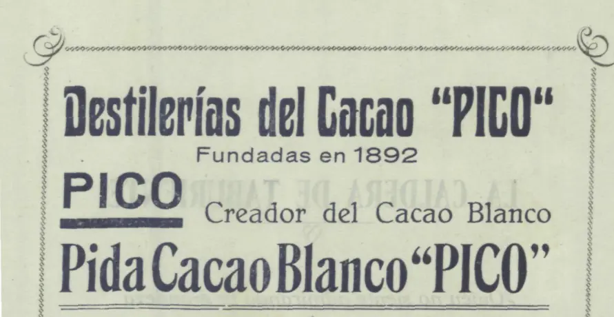 Programa Bajada de La Virgen, 1945.